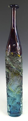 Lot 98 - A large Mdina elongated bottle vase, with...