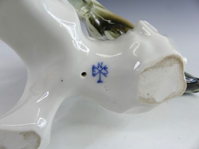 Lot 51 - Karl Ens - a pair of porcelain falcons, each...