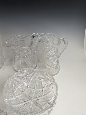 Lot 2082 - A collection of crystal glassware, 19th...