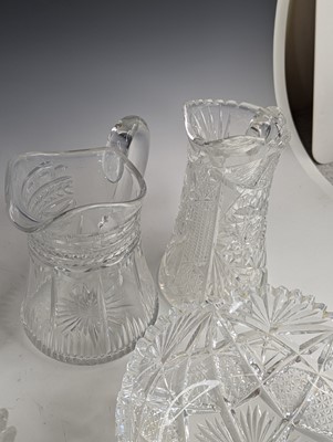 Lot 2082 - A collection of crystal glassware, 19th...