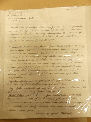 Lot 37 - Robert Wallace Martin (1843-1923) for Martin...