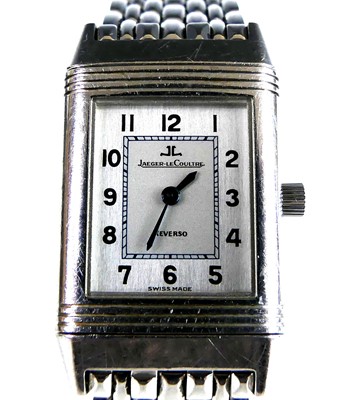 Lot 2318 - A Jaeger le Coultre Reverso steel cased quartz...