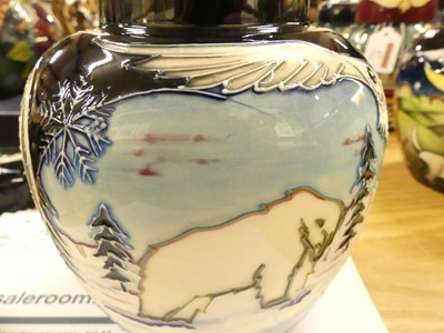 Lot 12 - A contemporary Moorcroft pottery ginger jar...