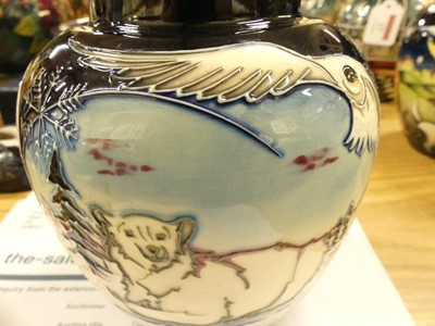 Lot 12 - A contemporary Moorcroft pottery ginger jar...