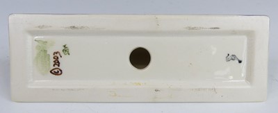 Lot 3 - A contemporary Moorcroft pottery desk name...