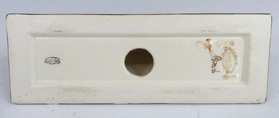 Lot 4 - A contemporary Moorcroft desk name plaque in...