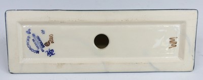 Lot 2 - A contemporary Moorcroft pottery desk name...
