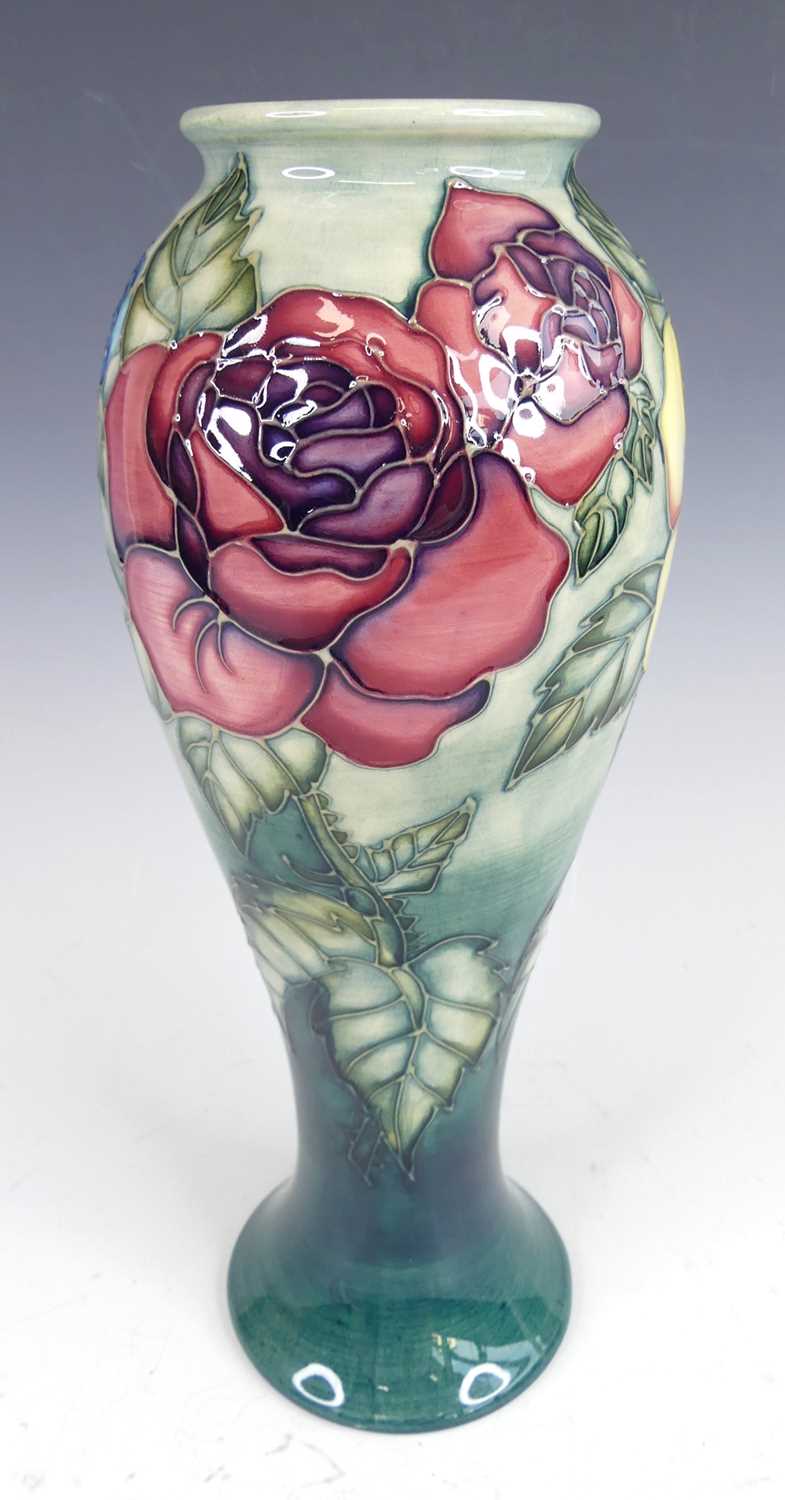 Lot 23 - A contemporary Moorcroft pottery slender...