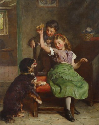 Lot 1013 - James Clark Waite (1832-1920) - Two friends...