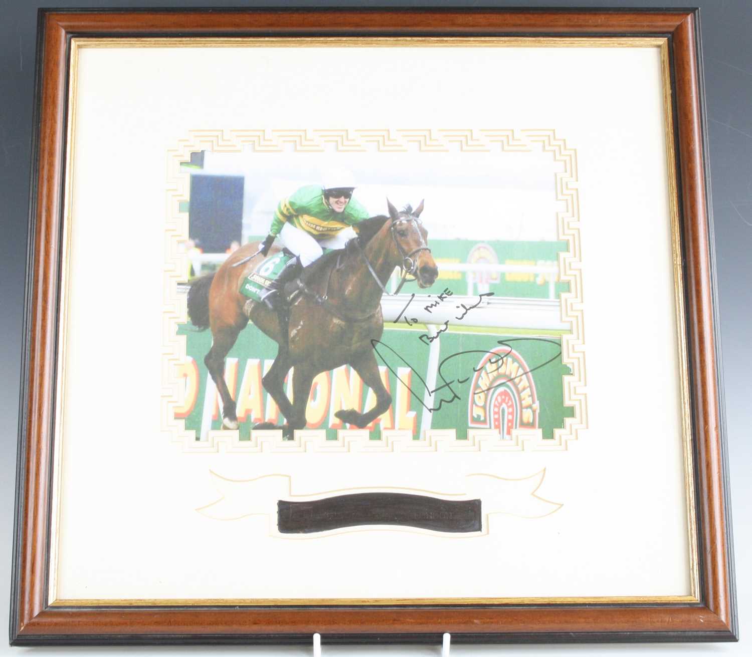 Lot 48 - Sir Anthony Peter McCoy, a colour image of the...