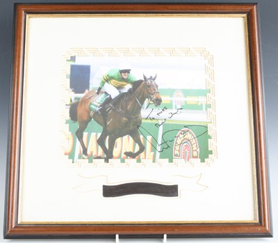 Lot 48 - Sir Anthony Peter McCoy, a colour image of the...