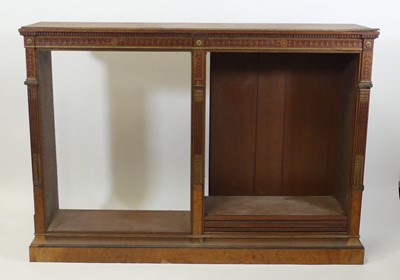 Lot 1214 - A mid-Victorian burr walnut and specimen...