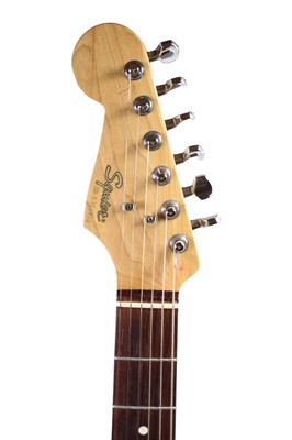 Lot 644 - A Fender Squier Stratocaster left handed...