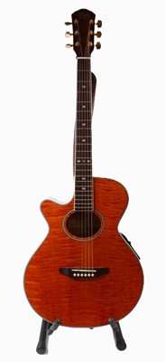 Lot 603 - An Alliance Electro acoustic left hand guitar,...