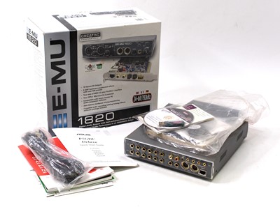 Lot 633 - An Asus board computer along with an E-MU 1820...