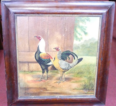 Lot 1021 - After Ludlow - Pair: Brown-breasted red game...