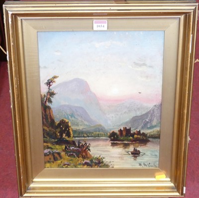 Lot 1048 - Duncan Fraser McLea (1841-1916) - Loch scene...