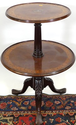 Lot 1288 - A 19th century mahogany, satinwood inlaid and...