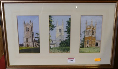 Lot 1118 - William H Turner - Three Northamptonshire...