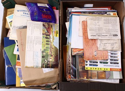 Lot 1550 - Four boxes of Hornby, Bachmann, and other...