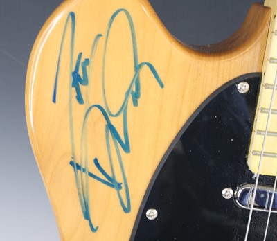 Lot 639 - A telecaster type guitar in butterscotch...