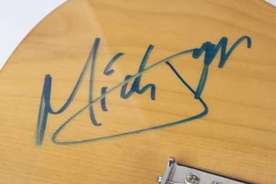 Lot 639 - A telecaster type guitar in butterscotch...