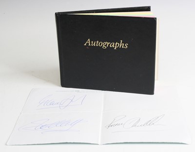 Lot 362A - An early 21st century autograph album...