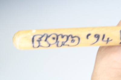 Lot 636 - Pink Floyd, a singular drumstick signed by...