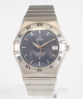 Lot 2328 - A gent's Omega Constellation steel cased...