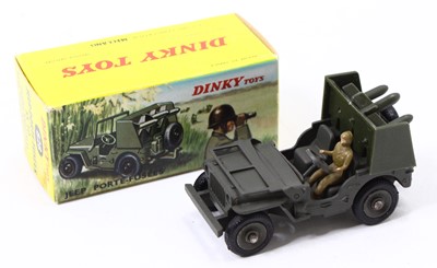 Lot 1152 - French Dinky Toys Military, 828 Jeep SS10...