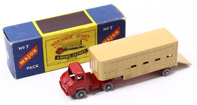 Lot 1531 - Matchbox, Major Pack No.7 cattle truck, Thames...