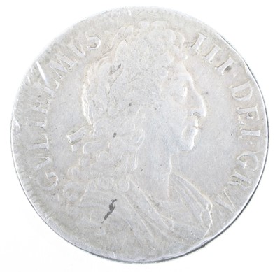 Lot 2003 - England, 1696 crown, William III first...
