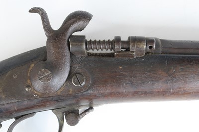 Lot 583 - A 19th century percussion Snider breech...