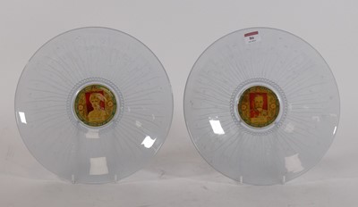 Lot 86 - A pair of George V and Queen Mary Silver...