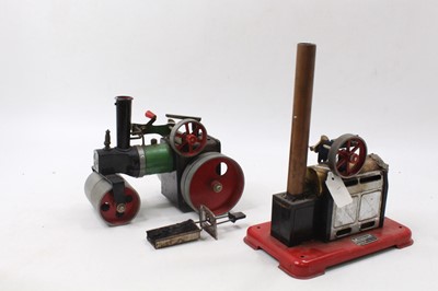 Lot 18 - Mamod stationary steam engine with heavily...