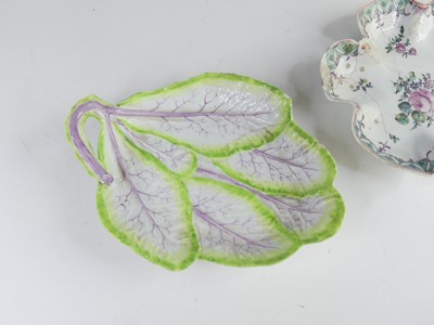 Lot 2058 - A Longton Hall porcelain dish, circa 1754, in...