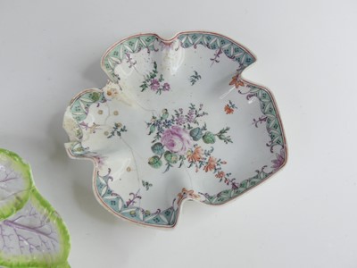 Lot 2058 - A Longton Hall porcelain dish, circa 1754, in...