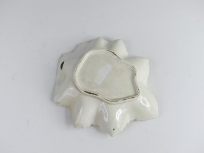Lot 2057 - A Bow porcelain dish, circa 1750, in the form...