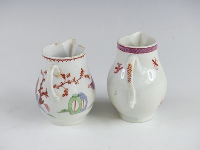 Lot 2068 - A Lowestoft porcelain sparrow beak jug, circa...
