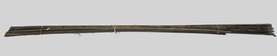 Lot 34 - Approx 110 feet of brass rail for up to 2-inch...