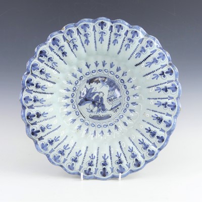 Lot 2040 - A Delft blue and white tin-glazed earthenware...