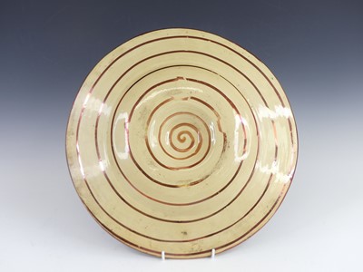 Lot 2041 - A Hispano Moresque tin-glazed earthenware...