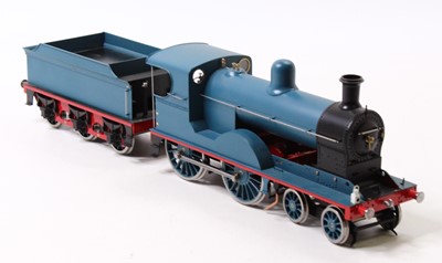 Lot 100 - A GNR(I) gauge 1 4-4-0 unfinished loco, built...
