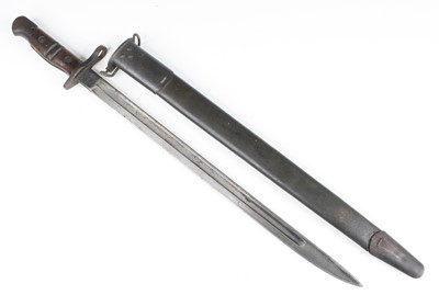 Lot 544 - A 1913 pattern Remington bayonet, the 43cm...