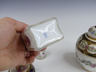 Lot 2090 - A collection of continental porcelain, 19th...