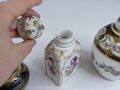 Lot 2090 - A collection of continental porcelain, 19th...