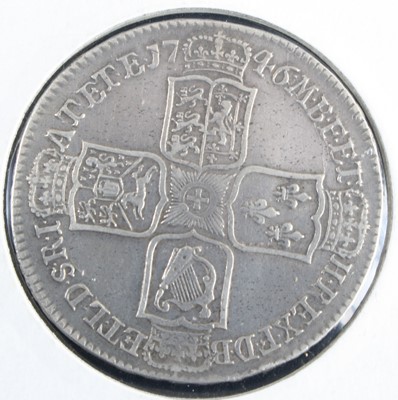 Lot 3016 - United Kingdom, 1746 half crown, George II...