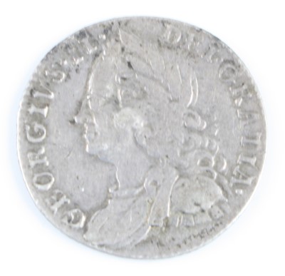 Lot 3037 - England, 1690 sixpence, obv: William III first...
