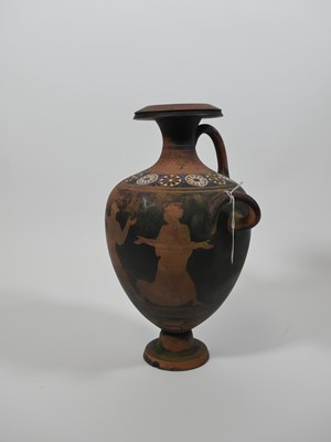 Lot 1 - A neo-classical style terracotta vase,...