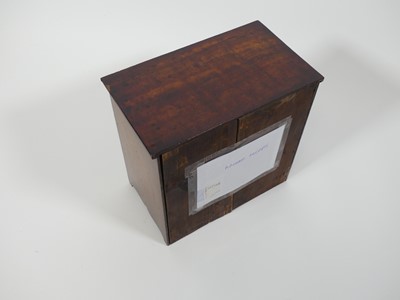 Lot 2 - A 19th century mahogany apprentice piece chest...